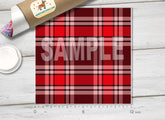 Tartan Plaid Patterned Adhesive Vinyl 449